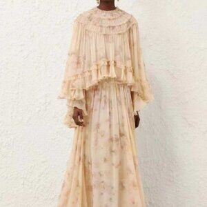 Zimmerman Beige Long Sleeve Dress